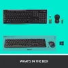 LOGITECH Wireless Desktop Mk270 – QWERTZ Swiss-Lux