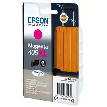 Epson 405XL DURABrite Ultra Ink atramentová kazeta 1 kus originálna vysoká (XL) kapacita purpurová