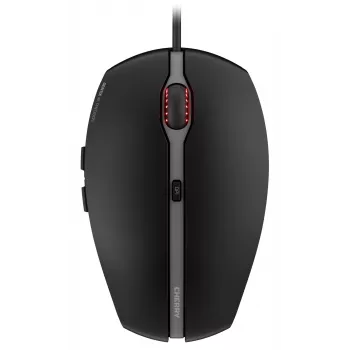 CHERRY GENTIX 4K káblová myš, čierna, USB, obojručná, optická, USB, 3600 DPI, čierna