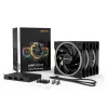 be quiet! Light Wings 120 mm ARGB PWM vysokorýchlostný ventilátor, čierny, balenie 3 ks