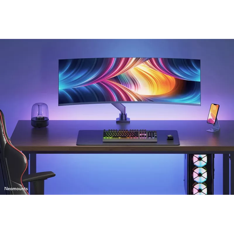 Neomounts NM-D775BLACKPLUS monitorový držiak 10-49 inch - plynová pružina - Topfix - 180°-stop