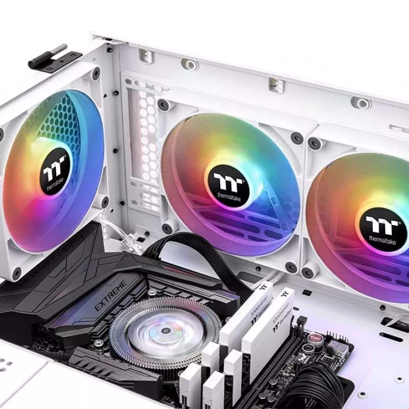 Ventilátor Thermaltake TT CT140 ARGB Sync White 500-1500 RPM hydraulické ložisko