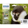 Epson Monkey Multipack 4 farby T0895 DURABrite Ultra atrament, čierna, azúrová, purpurová, žltá, 5,8 ml, 3,5 ml, 1 ks, multipack