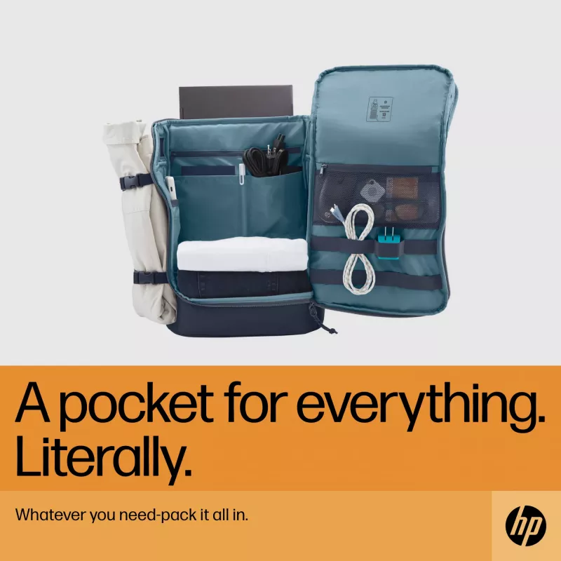 HP Travel 25 litrov 15.6 Iron sivý batoh na notebook, batoh, 39,6 cm (15,6 palcov), 860 g