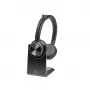 HP Poly Savi 7320 UC 8L553AA slúchadlá DECT s mikrofónom, stereo, na uši, bezdrôtové, certifikované pre Microsoft Teams, čierne