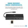 USB-C Multi Port Hub HP Travel – HP 1C1Y5AA, USB-C host, HDMI 2.0, VGA, 1×RJ-45, 2×USB-A 3.2 Gen1, 2×USB 2.0, čítačka MicroSD kariet, čierny