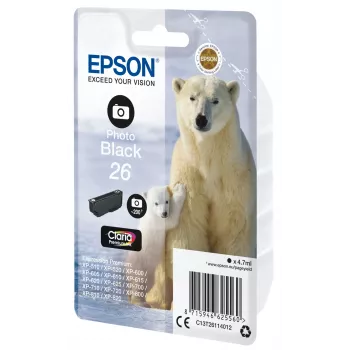 Epson Polar Bear samostatné balenie fotočierna 26 Claria Premium atrament