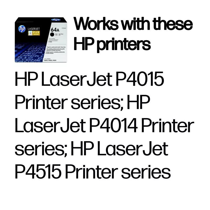 HP 64A čierna originálna LaserJet tonerová kazeta, 10000 strán, čierna, 1 kus