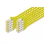 DIGITUS patch kábel - CAT6a - S/FTP - Snagless - 1m - žltý - balenie 10 ks