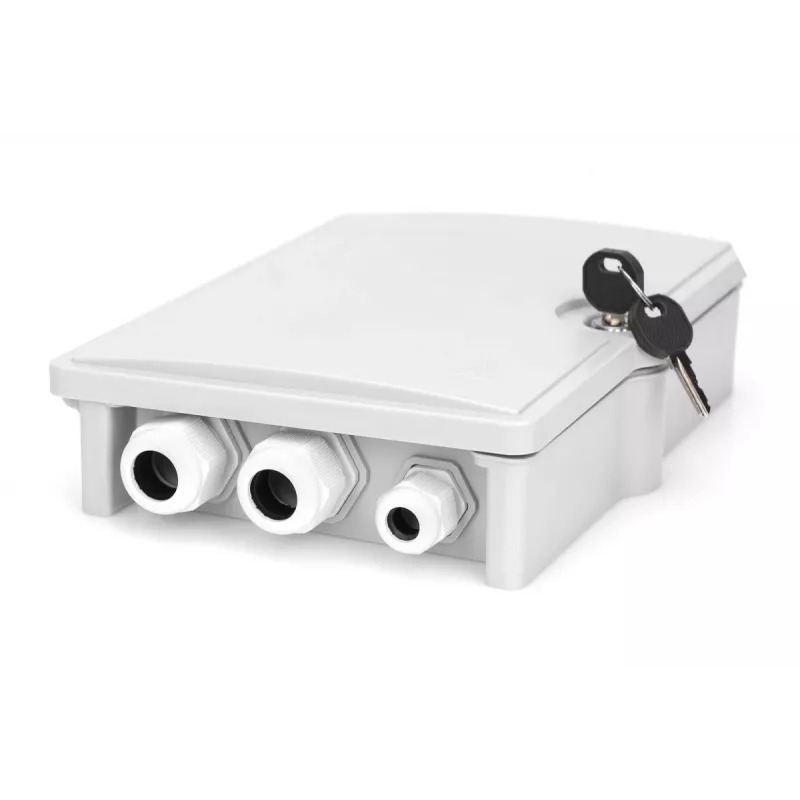 DIGITUS Outdoor FTTH box pre 6x SC/DX adaptér, IP65