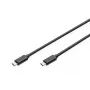 DIGITUS ASSMANN USB Type-C spojovací kábel, typ C na C M/M, 1m High-Speed čierny