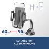 Cellularline Hug Flexi - univerzálny držiak smartfónu do auta s prísavkou