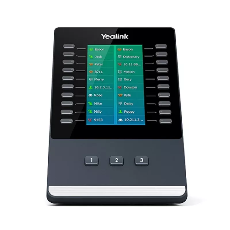 Yealink EXP50 IP rozširujúci modul čierny, sivý 23 tlačidiel