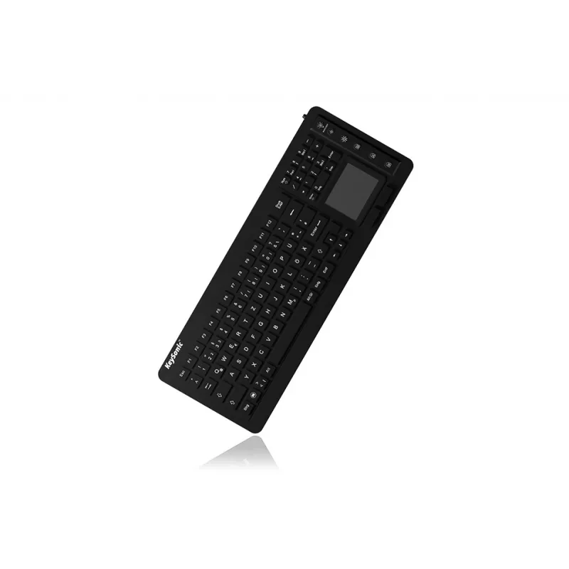KeySonic KSK-6231 INEL (CH) klávesnica priemyselná USB QWERTZ švajčiarska čierna