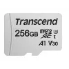 TRANSCEND Micro SDXC karta 300S 256 GB UHS-I U3 s adaptérom