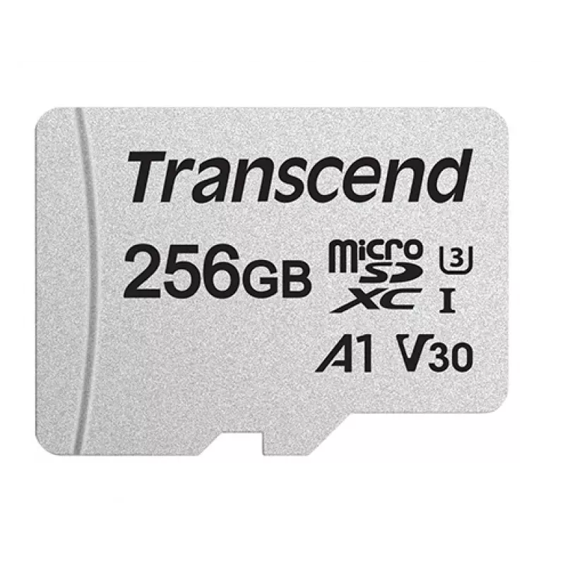 TRANSCEND Micro SDXC karta 300S 256 GB UHS-I U3 s adaptérom