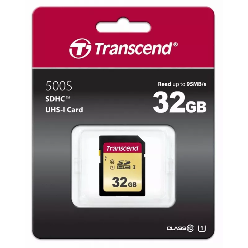 TRANSCEND SDHC karta 500S 32 GB UHS-I U1 MLC