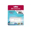 TRANSCEND Jetflash 730 - 64 GB USB kľúč - USB 3.0 - biely