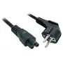 Lindy 2m, CEE 7/7 - IEC 320 C5 čierny CEE7/7 C5 konektor samica