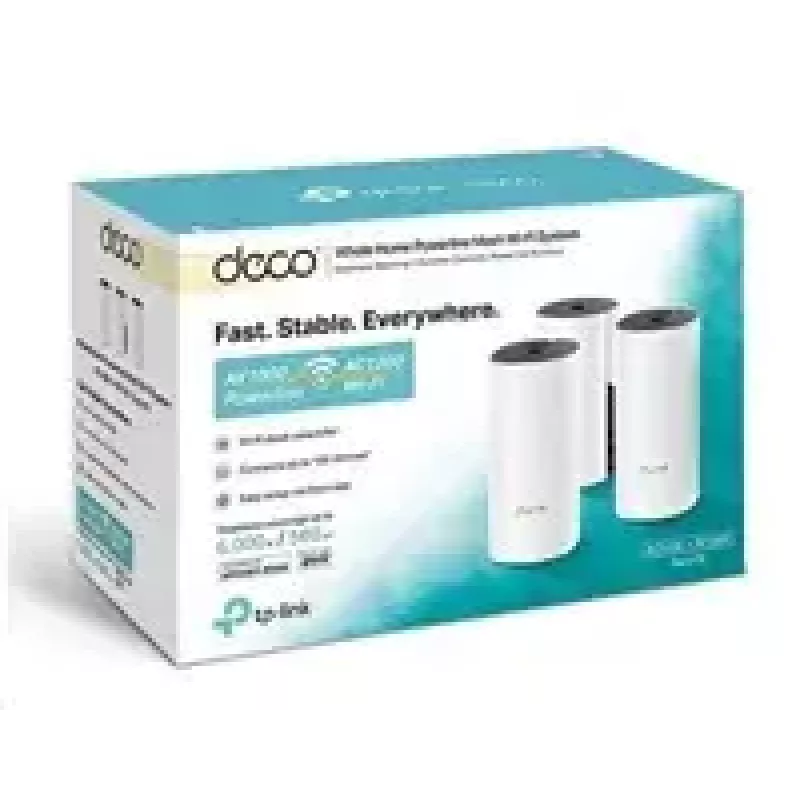 TP-Link AC1200 + AV1000 Whole Home Hybrid Mesh Wi-Fi systém, balenie 3 ks