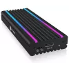 ICY BOX IB-1824ML-C31 puzdro na SSD čierne M.2