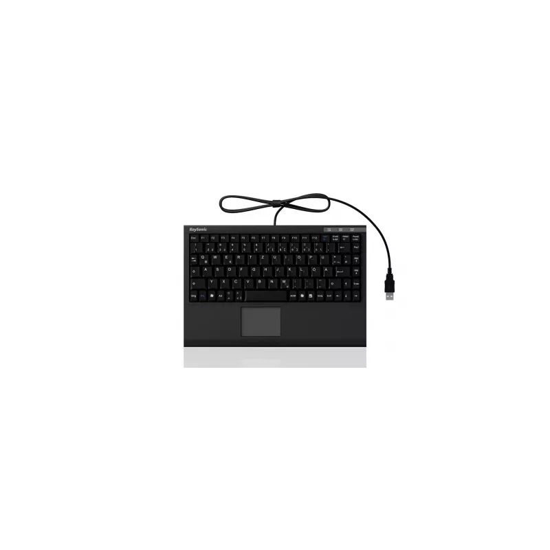 KeySonic ACK-540U+ (DE) klávesnica Office USB QWERTZ nemecká čierna