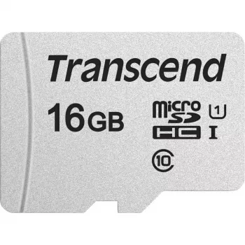 TRANSCEND Micro SDHC karta 300S 16 GB UHS-I U1 s adaptérom