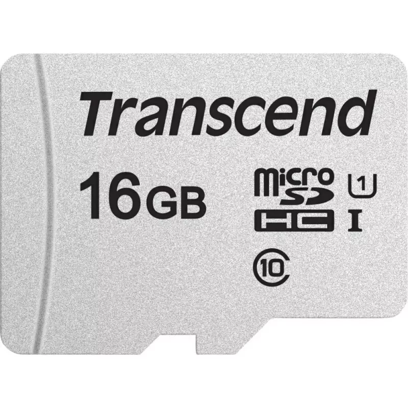 TRANSCEND Micro SDHC karta 300S 16 GB UHS-I U1 s adaptérom