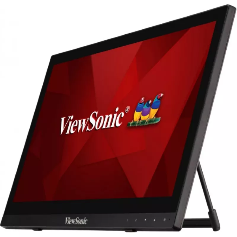 Viewsonic TD1630-3 počítačový monitor 39,6 cm (15,6 inch) 1366 x 768 pixelov HD LCD dotyková obrazovka Multi-User čierny