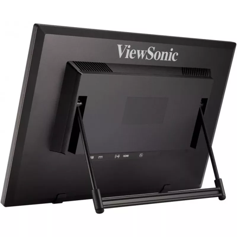 Viewsonic TD1630-3 počítačový monitor 39,6 cm (15,6 inch) 1366 x 768 pixelov HD LCD dotyková obrazovka Multi-User čierny