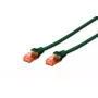 DIGITUS patch kábel - CAT6 - U/UTP - Snagless - Cu - 0,25 m - zelený