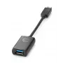 HP USB-C na USB 3.0 adaptér, 0,1409 m, USB-C, USB 3.0, USB 3.2 Gen 1 (3.1 Gen 1), čierny
