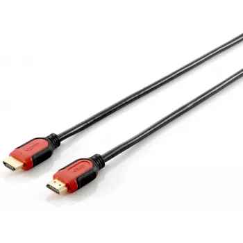 Equip HDMI 2.0 kábel, Dual Color, 2 m, 28AWG, 2 m, HDMI Type A (štandard), HDMI Type A (štandard), 3D, 10,2 Gbit/s, čierny, červený