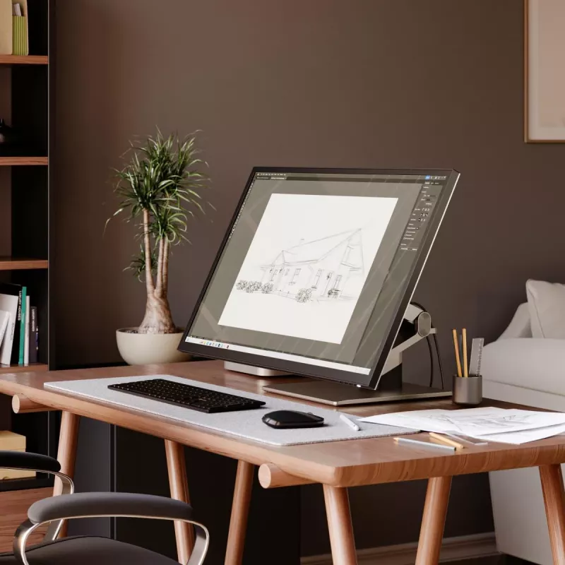 Dotykový monitor ALOGIC Clarity Max Touch 32C4KPDWT, 32 palcov, 3840x2160 4K UHD, 65 W Power Delivery, webkamera 8 MP, USB hub, čierny/strieborný