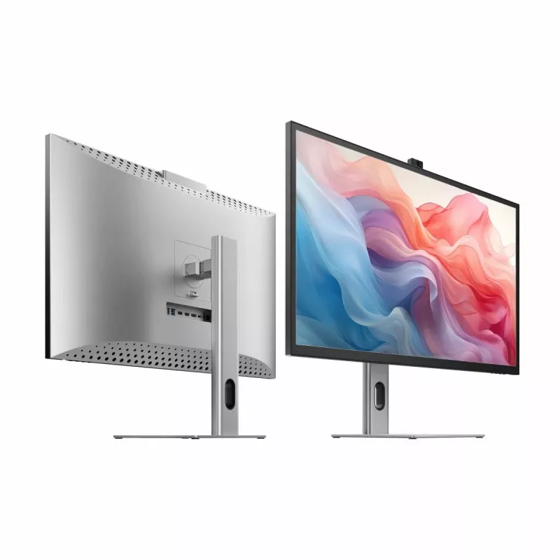 Dotykový monitor ALOGIC Clarity Max Touch 32C4KPDWT, 32 palcov, 3840x2160 4K UHD, 65 W Power Delivery, webkamera 8 MP, USB hub, čierny/strieborný