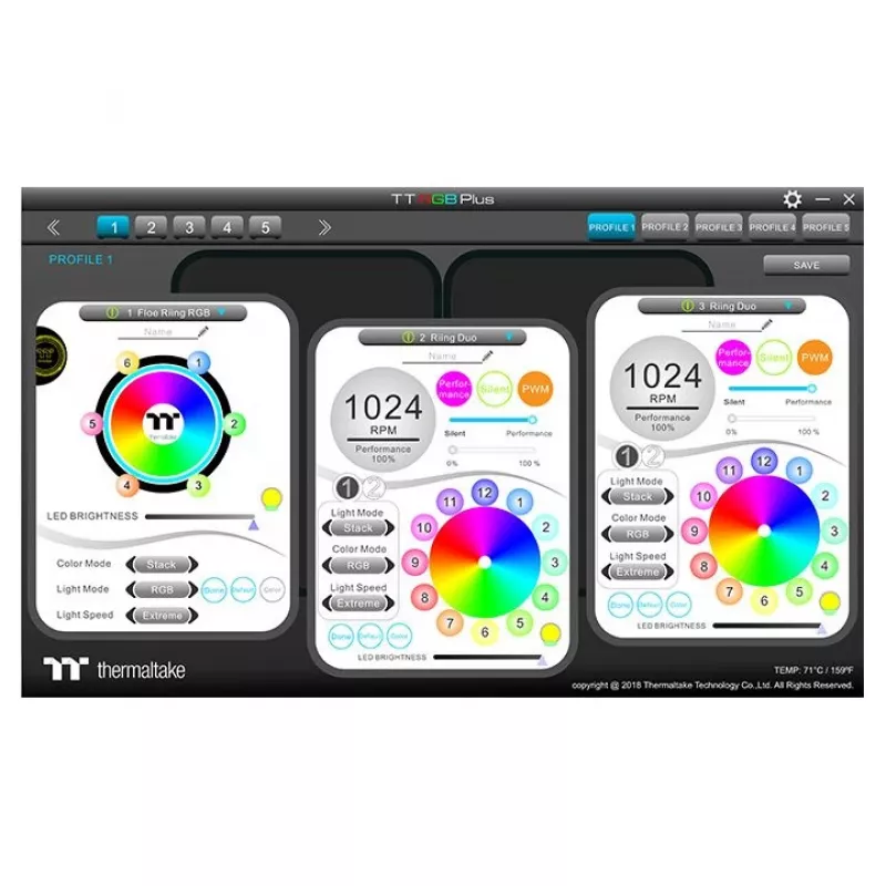 THERMALTAKE príslušenstvo k vodnému chladeniu - Floe DX RGB 240 TT Premium Edition