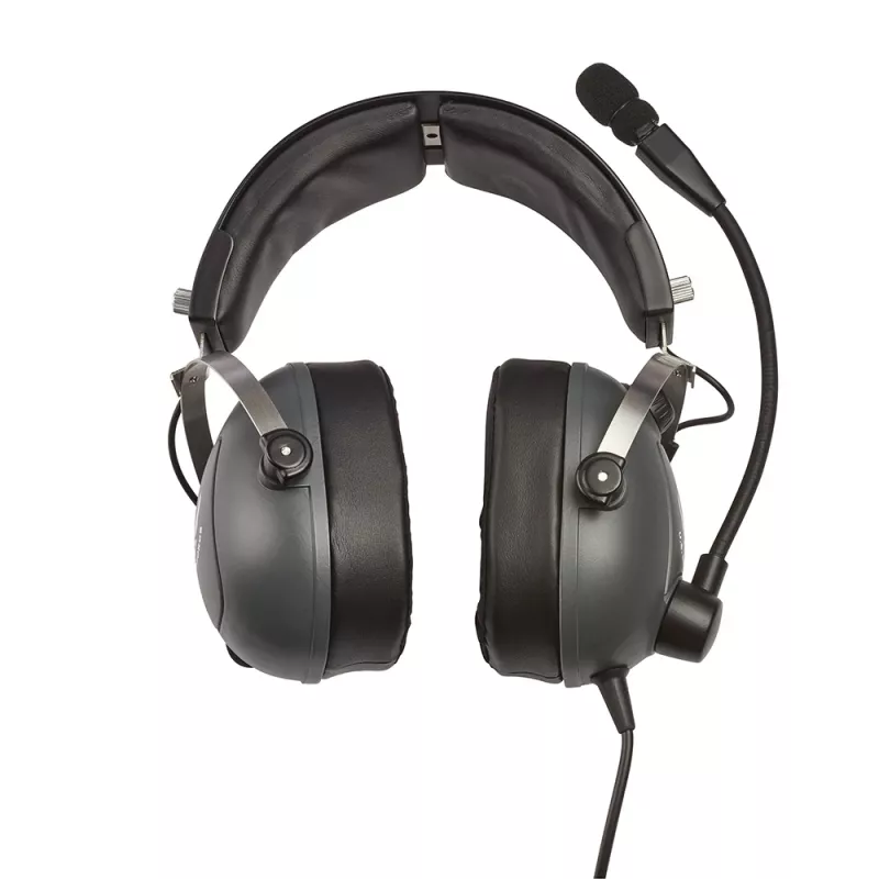 Thrustmaster T.Flight U.S. Air Force slúchadlá káblové s hlavovým mostom letectvo/riadenie letovej prevádzky čierna, sivá