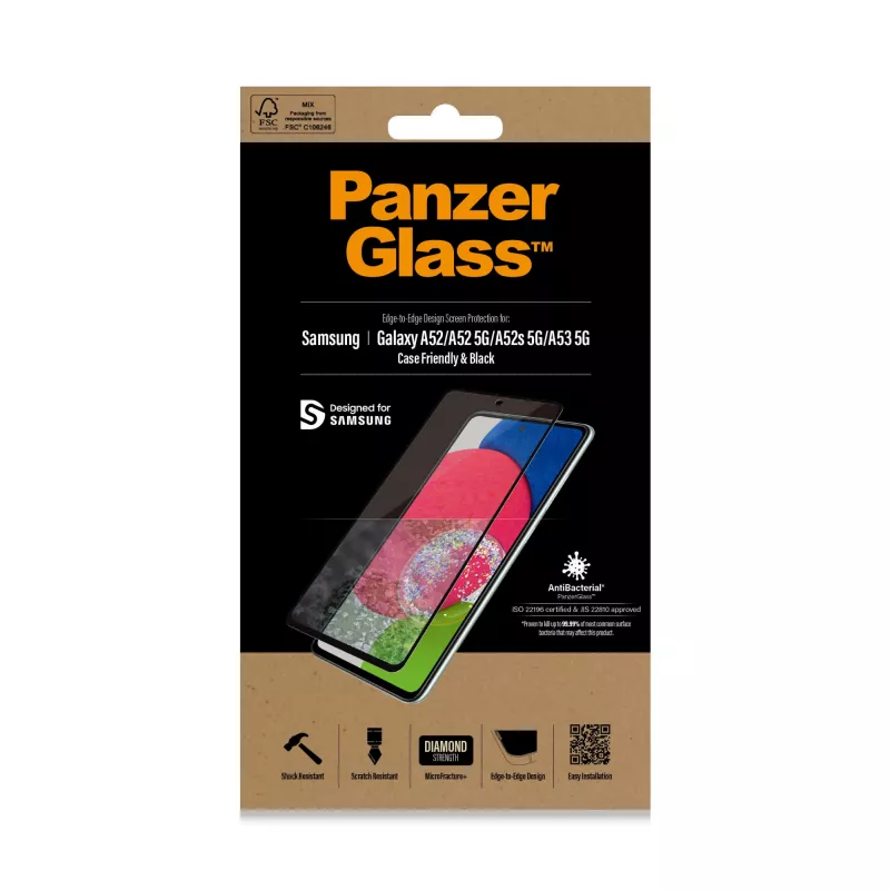 PanzerGlass ® ochranná fólia displeja pre Samsung Galaxy A52 | A52 5G | A52s 5G | A53 5G