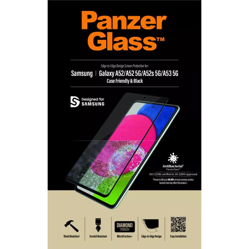 PanzerGlass ® ochranná fólia displeja pre Samsung Galaxy A52 | A52 5G | A52s 5G | A53 5G