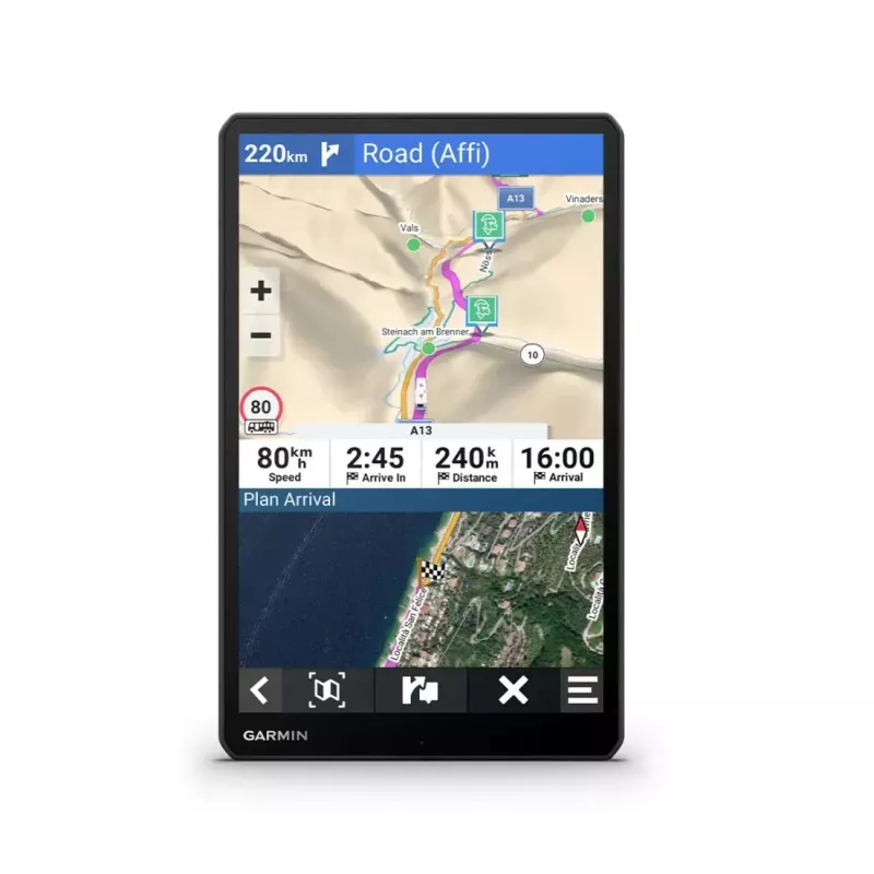 Navigátor Garmin Camper 1095 čierna