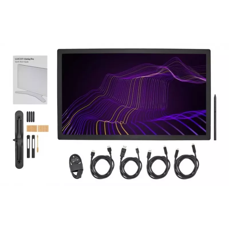 Wacom Cintiq Pro 27 DTH271K0B tablet s displejom a perom, 59,6 x 33,5 cm, Multi-Touch, HDMI, bez stojana
