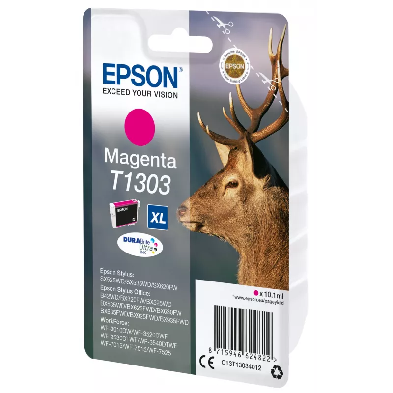 Epson Stag samostatné balenie magenta T1303 DURABrite Ultra atrament