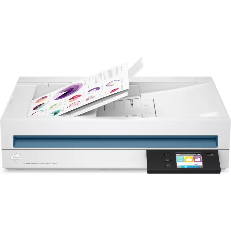 HP Scanjet Enterprise Flow N6600 fnw1 plochý & ADF skener 1200 x 1200 DPI A4 biela