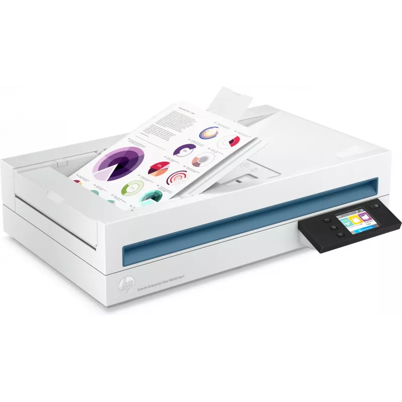 HP Scanjet Enterprise Flow N6600 fnw1 plochý & ADF skener 1200 x 1200 DPI A4 biela