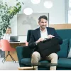 DICOTA Eco tenké puzdro Plus Base – taška na notebook 13-15,6 palcov – čierna / 300d RPET polyester