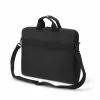 DICOTA Eco tenké puzdro Plus Base – taška na notebook 13-15,6 palcov – čierna / 300d RPET polyester