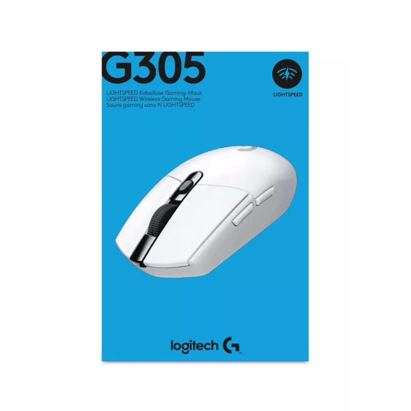 LOGITECH G305 Lightspeed bezdrôtová herná myš biela