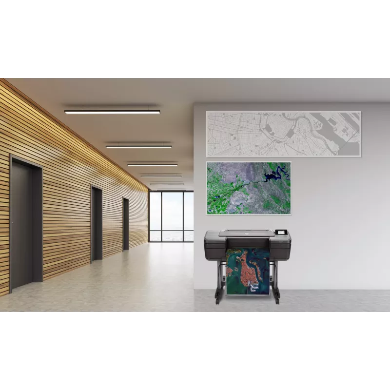 HP Designjet Z6dr 44-in PostScript tlačiareň s V-orezávačom