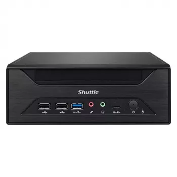 Shuttle XPC slim Barebone XH610 - S1700, Intel H610, 1xDP, 1xHDMI, 1x VGA, 2x COM (RS232), 2x LAN (2,5G a 1G), 1x slim 5,25
