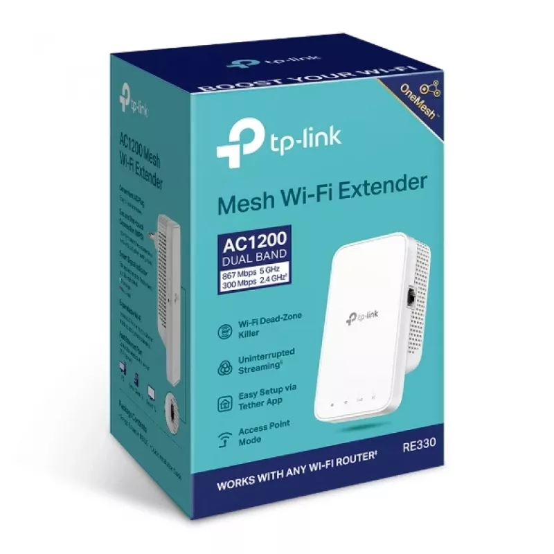 TP-Link RE335 sieťový opakovač 867 Mbit/s biely